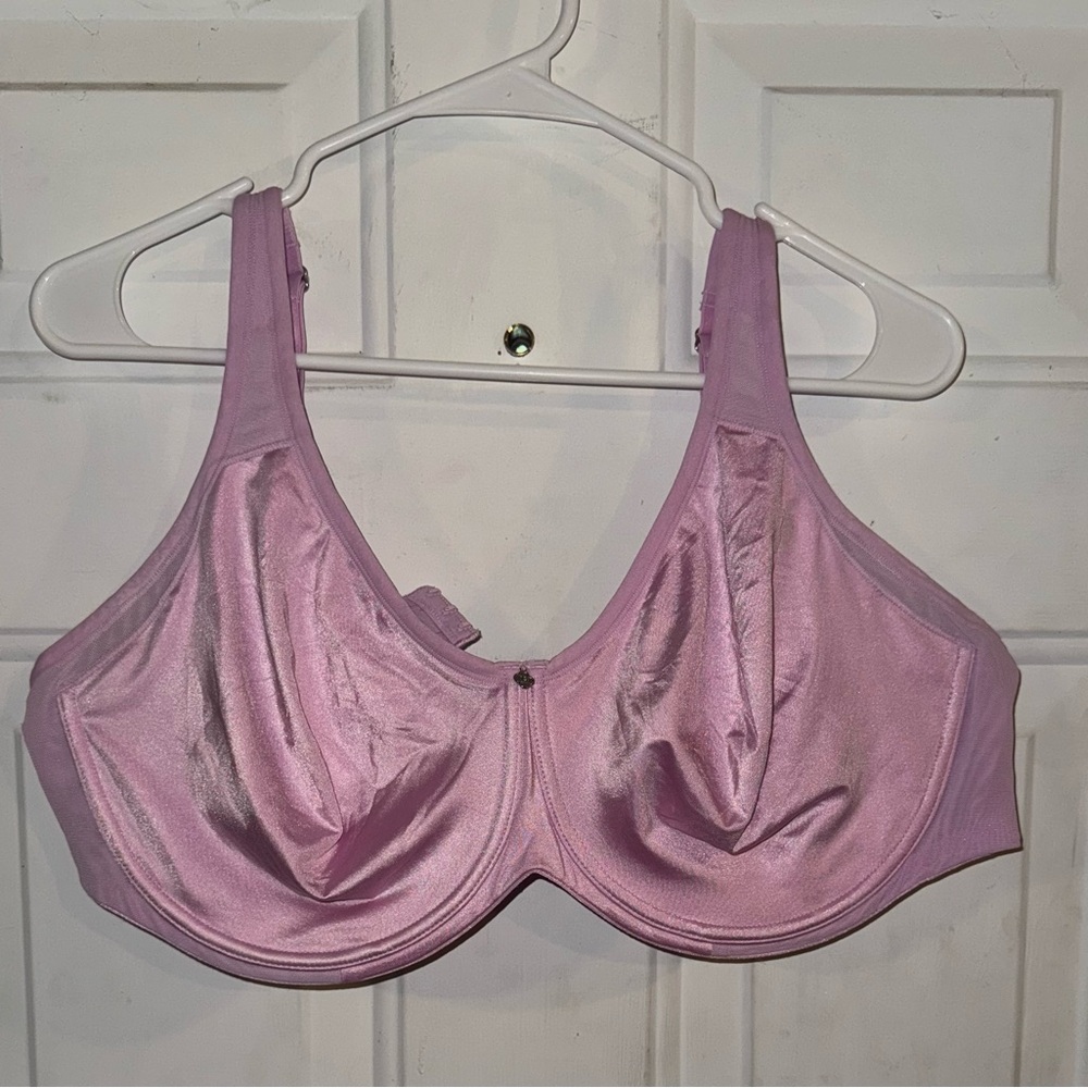 Breezies Pink Full Coverage Bra with Underwire Support